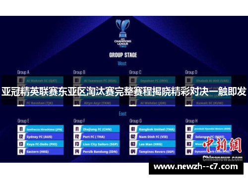 亚冠精英联赛东亚区淘汰赛完整赛程揭晓精彩对决一触即发